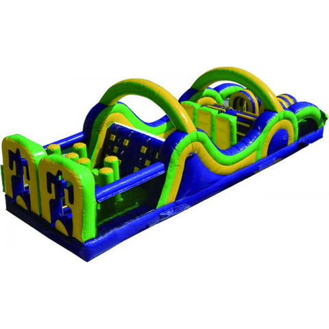 35' Wacky Obstacle Course Interactive Inflatable 35' Wacky Obstacle Course Interactive Inflatable