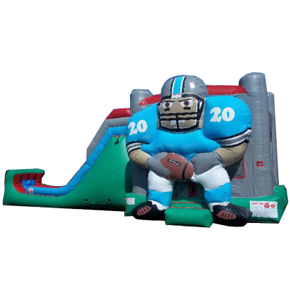 Giant Football Bounce House Combo Giant Football Bounce House Combo